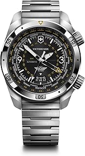 Victorinox Air Pro 自動機械 Black Dial 不鏽鋼 手錶 43mm - 242004