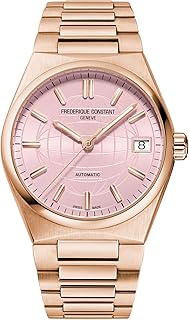 Frederique Constant 男士's 自動機械 Highlife, Rose Gold-Tone 不鏽鋼 Case with Pink Dial (Model: FC-303LP2NH4B)