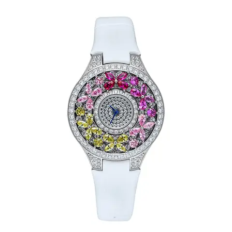 精品 Colorful 女士's 手錶 Quality Jewel Wrist手錶 錶帶 優雅 Timepiece for 女士 精品 Brands 石英 手錶es clock