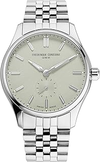 Frederique Constant 男士's Classic Swiss Made 自動機械 Silver 不鏽鋼 手錶, Sage Green Dial, Style: FC-530GR3B6B