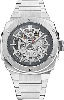 Alpina 男士's 自動機械 Alpiner 手錶, Silver-Tone 不鏽鋼 錶帶, Gray Dial Style: AL-520GSKT3AE6B