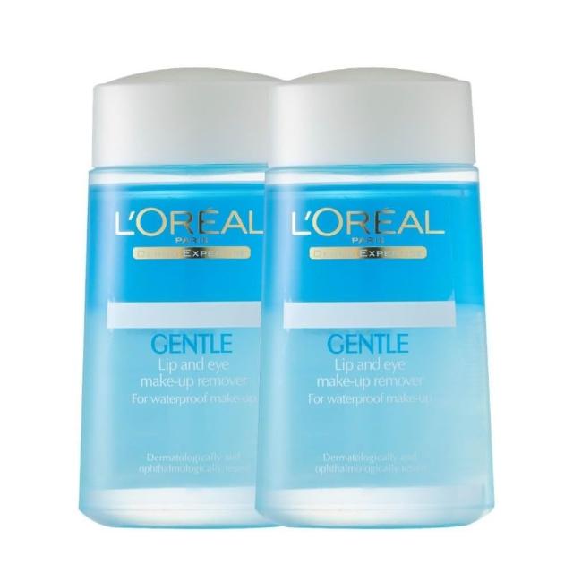 暢 銷 明 星 商 品 【 L ’ O R E A L P a r i s 巴 黎 萊 雅 】 免 運 溫 和 眼 唇 卸 妝 液 m l 入 組