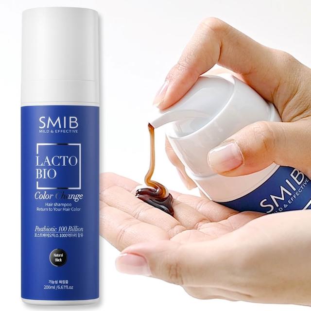 遮 白 、 染 色 、 修 護 ， 一 瓶 搞 定 【 S M I B 】 森 密 官 方 直 營 染 髮 洗 髮 精 分 鐘 快 速 遮 蓋 白 髮 矽 靈 低 刺 激 天 然 成 分 不 含 P P D 強 健 髮 根 黑 / 咖 / 