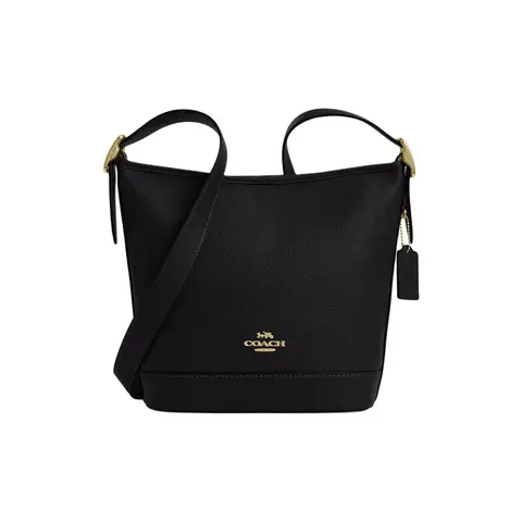 COACH 皮革 Crossbody Bag, Shoulder Bag Small 女士's Black CBH18-IMBLK