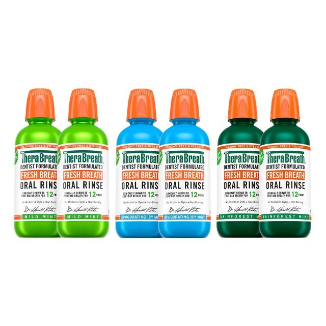 新 品 上 市 ! 無 酒 精 雨 林 薄 荷 漱 口 水 【 T h e r a B r e a t h 凱 斯 博 士 】 漱 口 水 任 選 入 組 無 酒 精 漱 口 水 m l X ( 溫 和 薄 荷 / 冰 涼 薄 荷 / 雨 